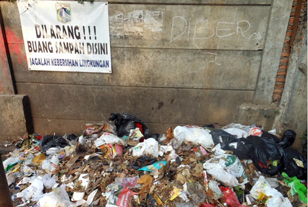 Cianjur Utara jadi Lahan Sampah